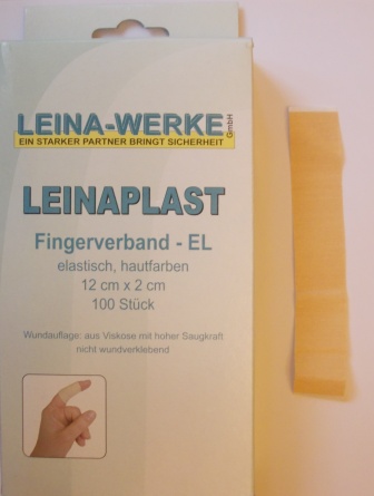 Fingerpflaster, 12 x 2 cm, elastisch, 100 Stück