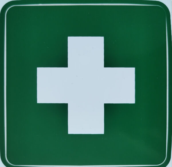 Hinweisschild Erste Hilfe 100x100mm