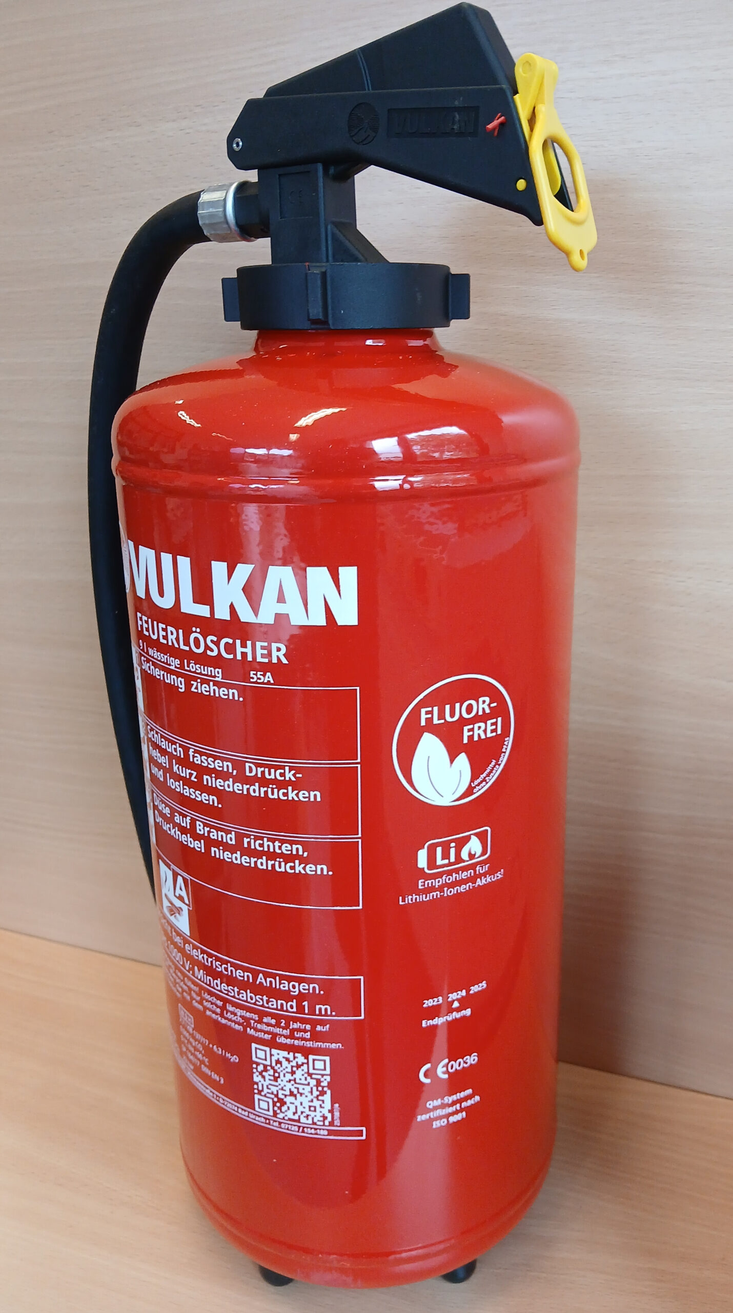 Wasserfeuerlöscher fluorfrei 9 Liter