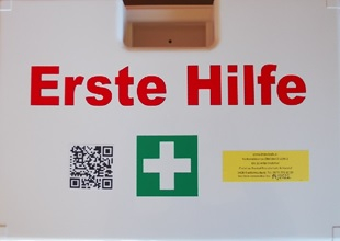 Erste Hilfe Koffer Größe 3 weiß ÖNORM Z1020-2025 - Sterilteile Ablaufdatum 2045